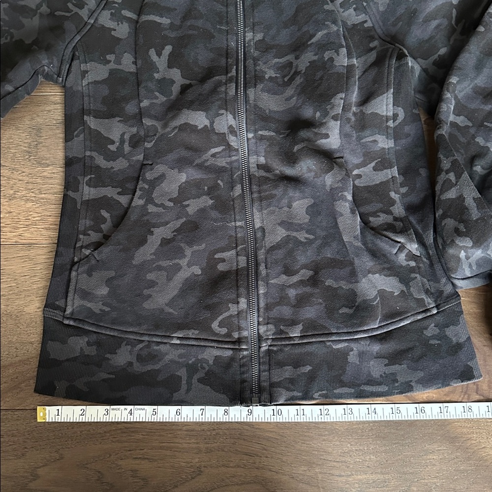 Lululemon Scuba Full-Zip Hoodie, Incognito Camo Multi Gray - Picture 5 of 7